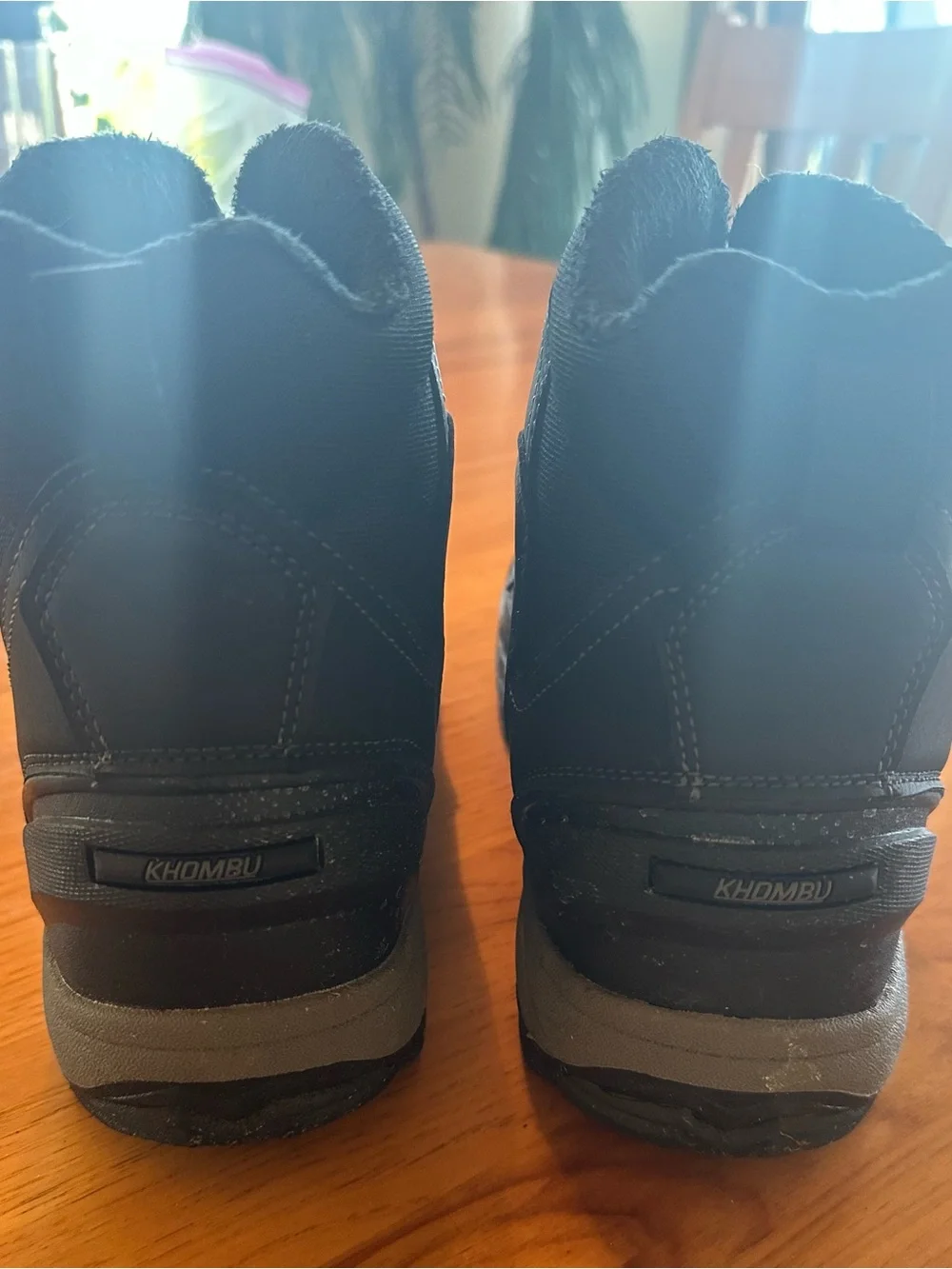Mens Black Winter Zip Front Boots